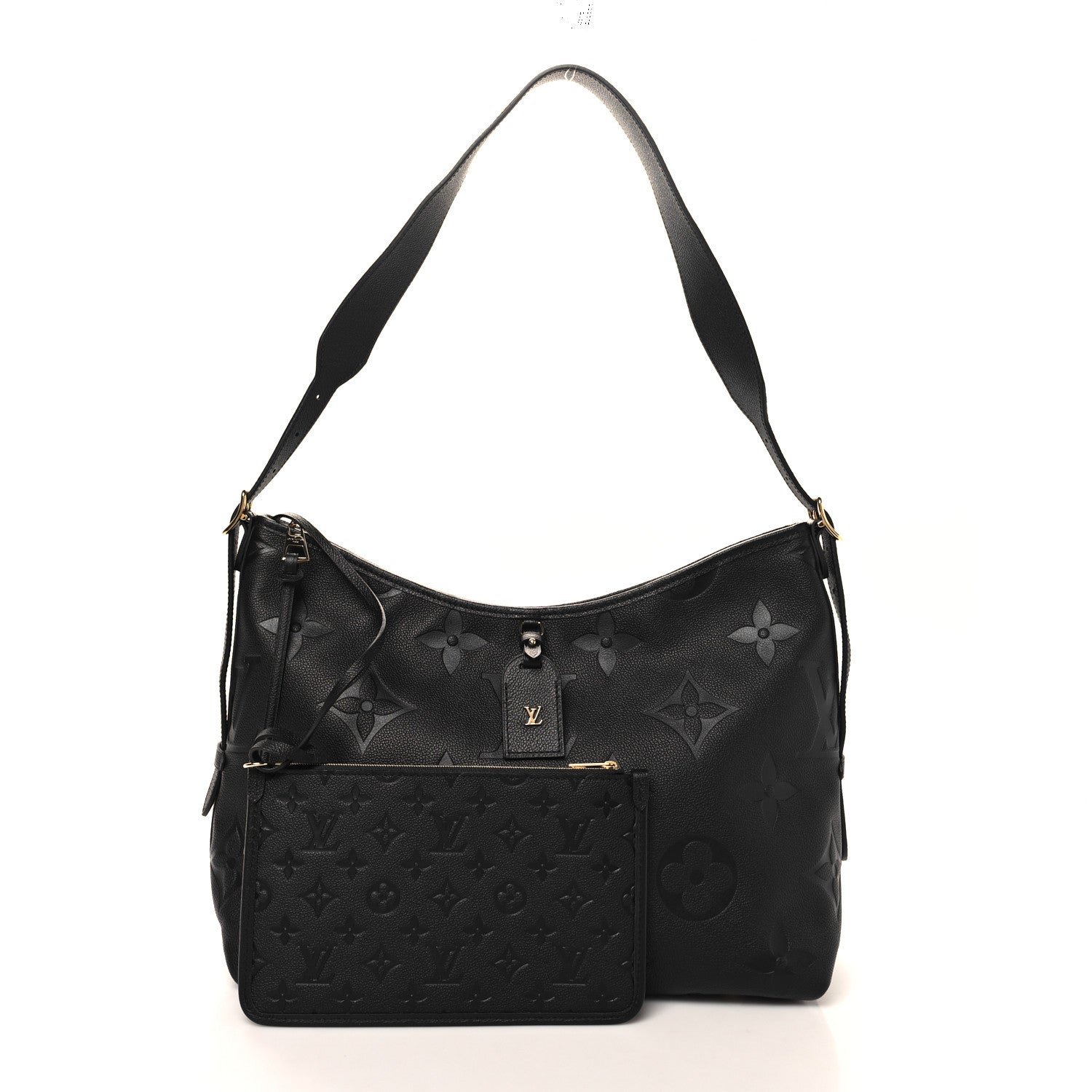 Louis Vuitton Empreinte Monogram Giant CarryAll MM Black 3 of 10