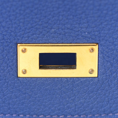 Hermes Togo Kelly Retourne 35 Bleu Electrique 22 of 38