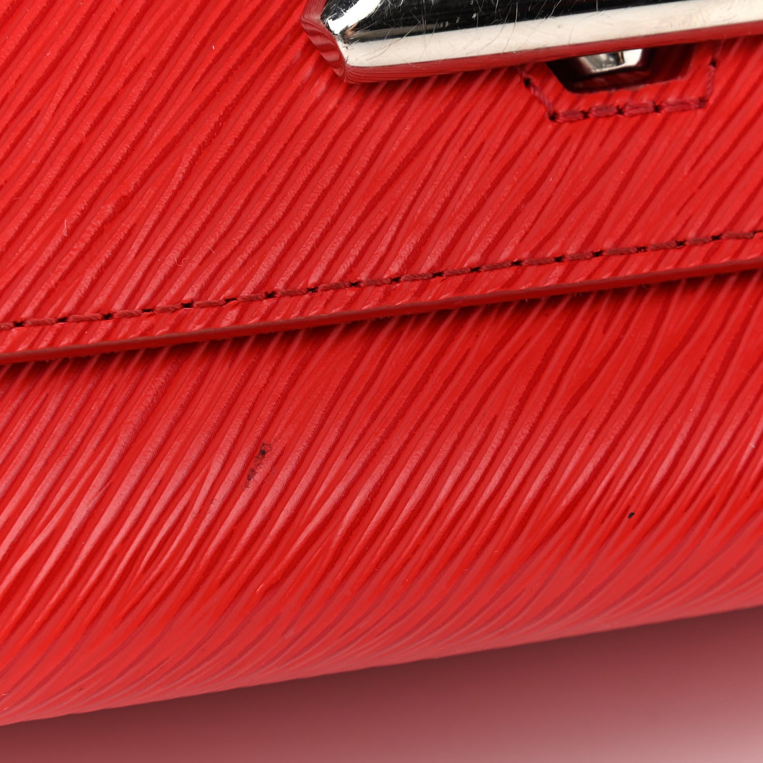 Louis Vuitton Epi Twist Shoulder Bag MM Coquelicot 14 of 14