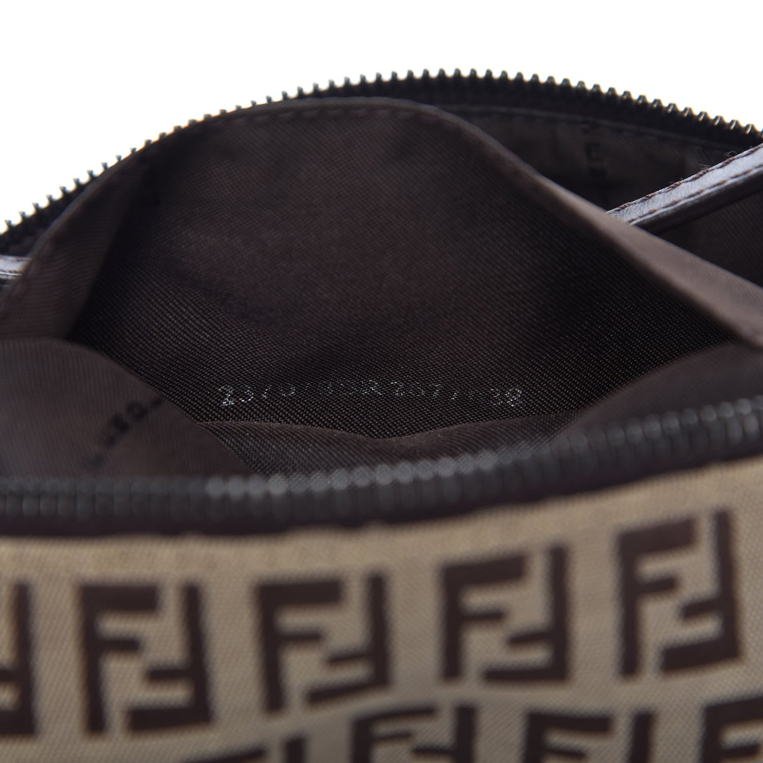 Fendi Zucchino Pochette Beige 9 of 9