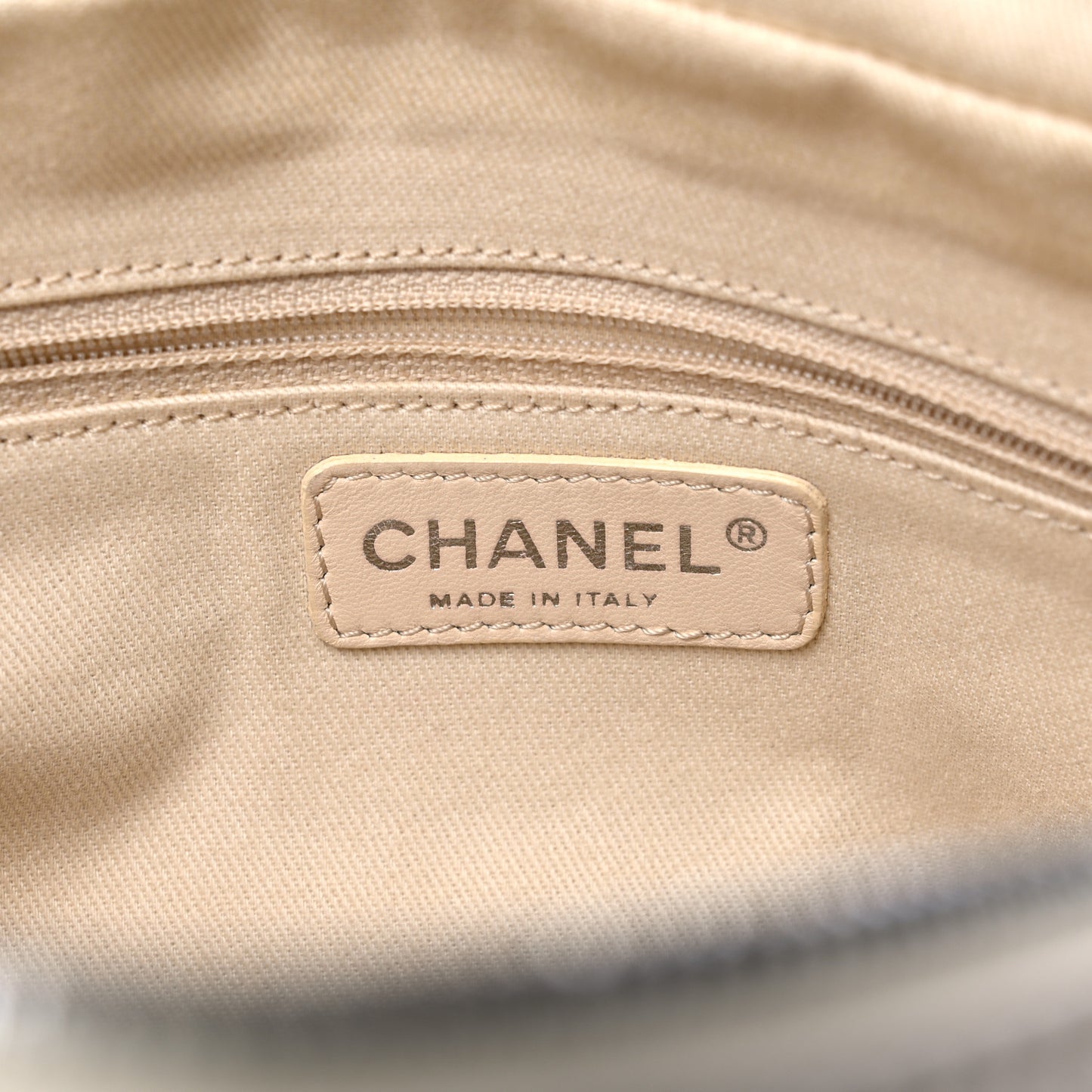 Calfskin Small Diamond Stitch Tote White