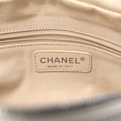 Chanel Calfskin Small Diamond Stitch Tote White 6 of 18