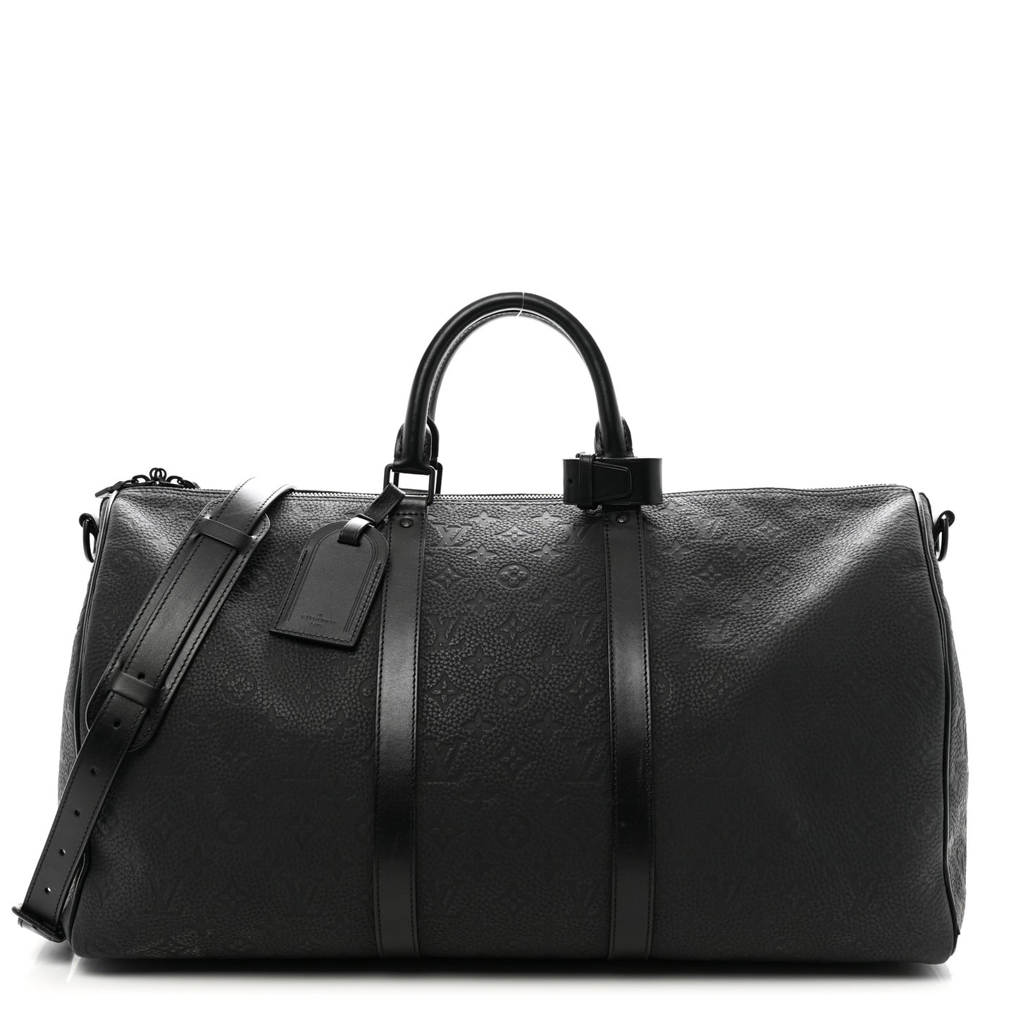 Taurillon Monogram Keepall Bandouliere 50 Black