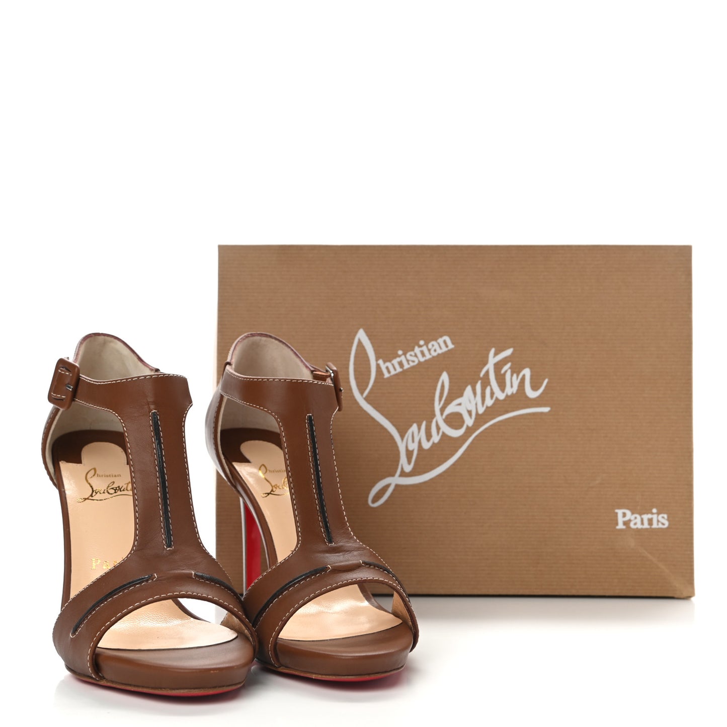 Calfskin In My City 100 Pumps 38 Cognac
