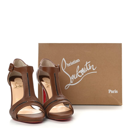 Christian Louboutin Calfskin In My City 100 Pumps 38 Cognac 8 of 8