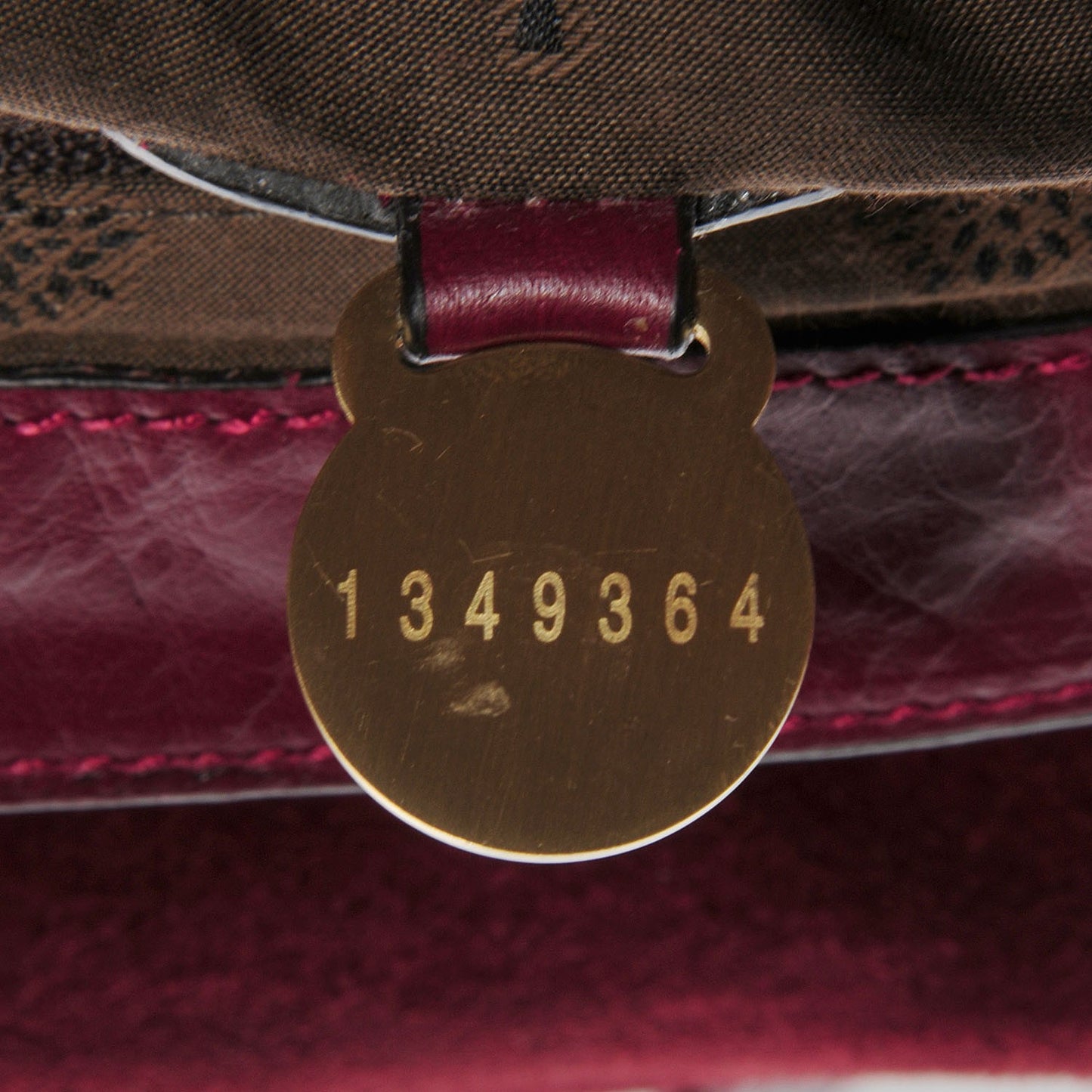 Soft Buffalo Leather Oversized Alexa Conker