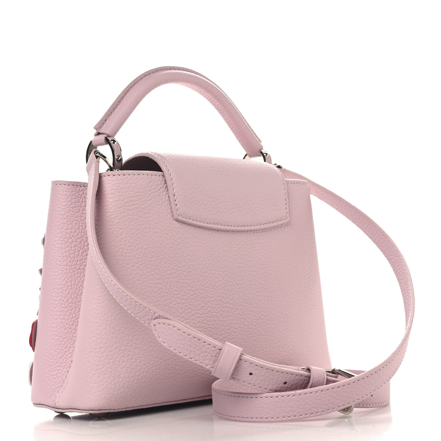 Louis Vuitton Taurillon Mechanical Flowers Capucines BB Magnolia 2 of 8