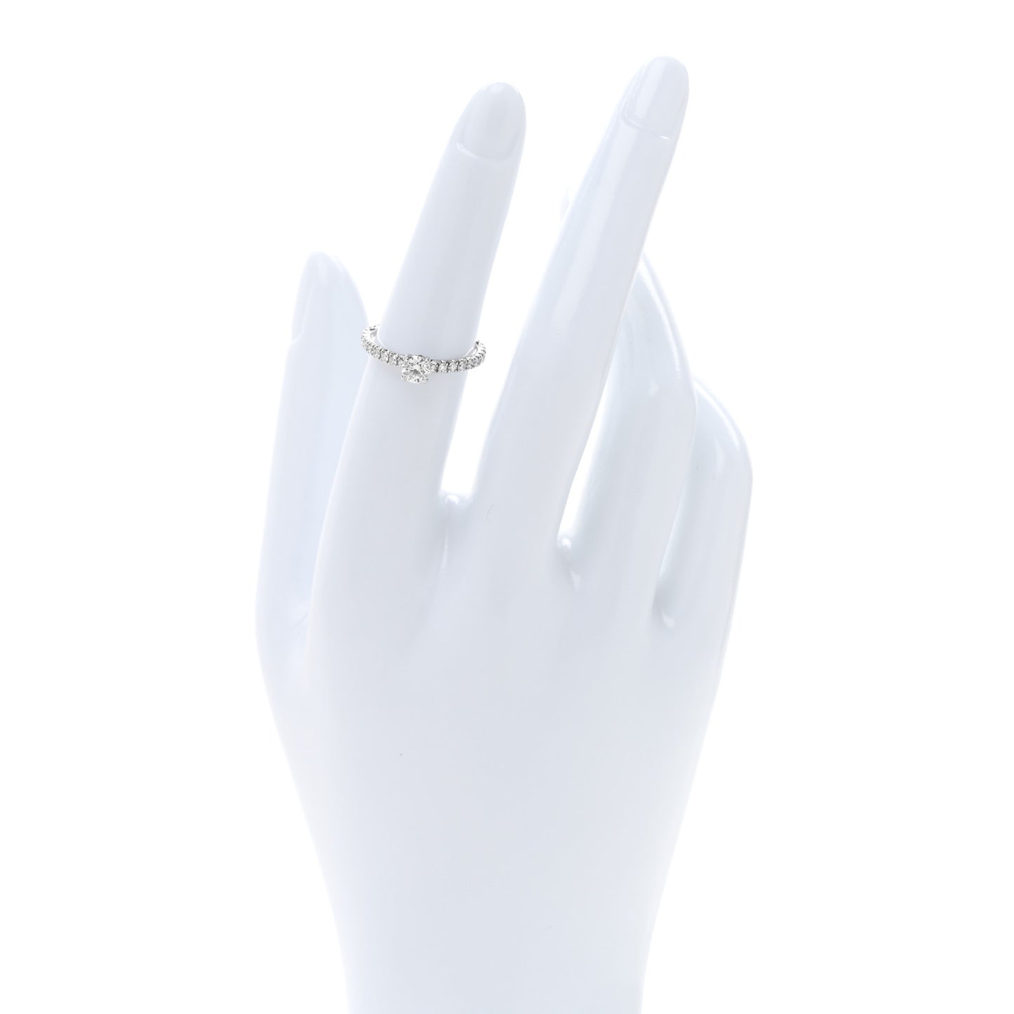 Platinum Diamond .31ct Etincelle De Cartier Solitaire Engagement Ring 51 5.75