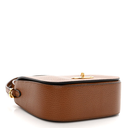 Mulberry Classic Grained Calfskin Small Darley Satchel Oak 4 of 9