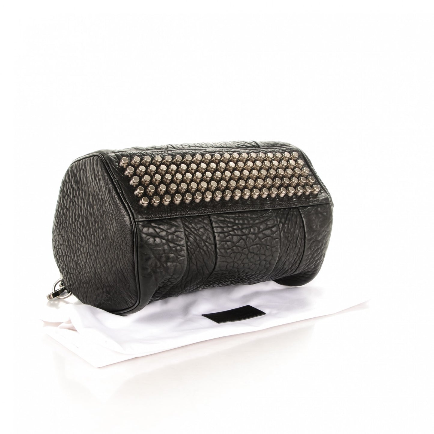 Pebbled Lambskin Rocco Black Nickel Hardware