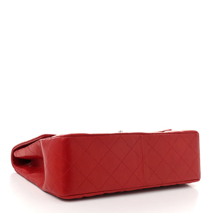 Chanel Lambskin Quilted Jumbo Single Flap Red 4 of 14