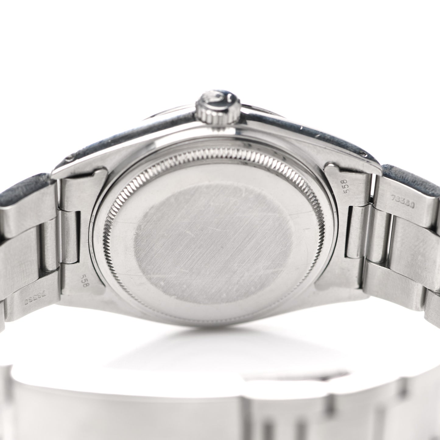 Stainless Steel 36mm Oyster Perpetual Datejust "Boiler Gauge" Dial Watch White 16000