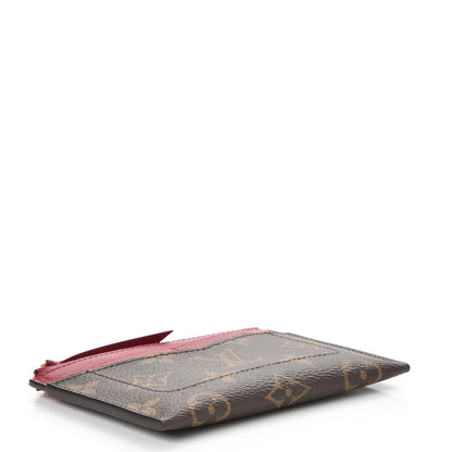 Louis Vuitton Monogram Zipped Card Holder Fuchsia 4 of 7