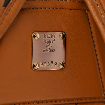 MCM Visetos Medium Duke Backpack Cognac 7 of 12