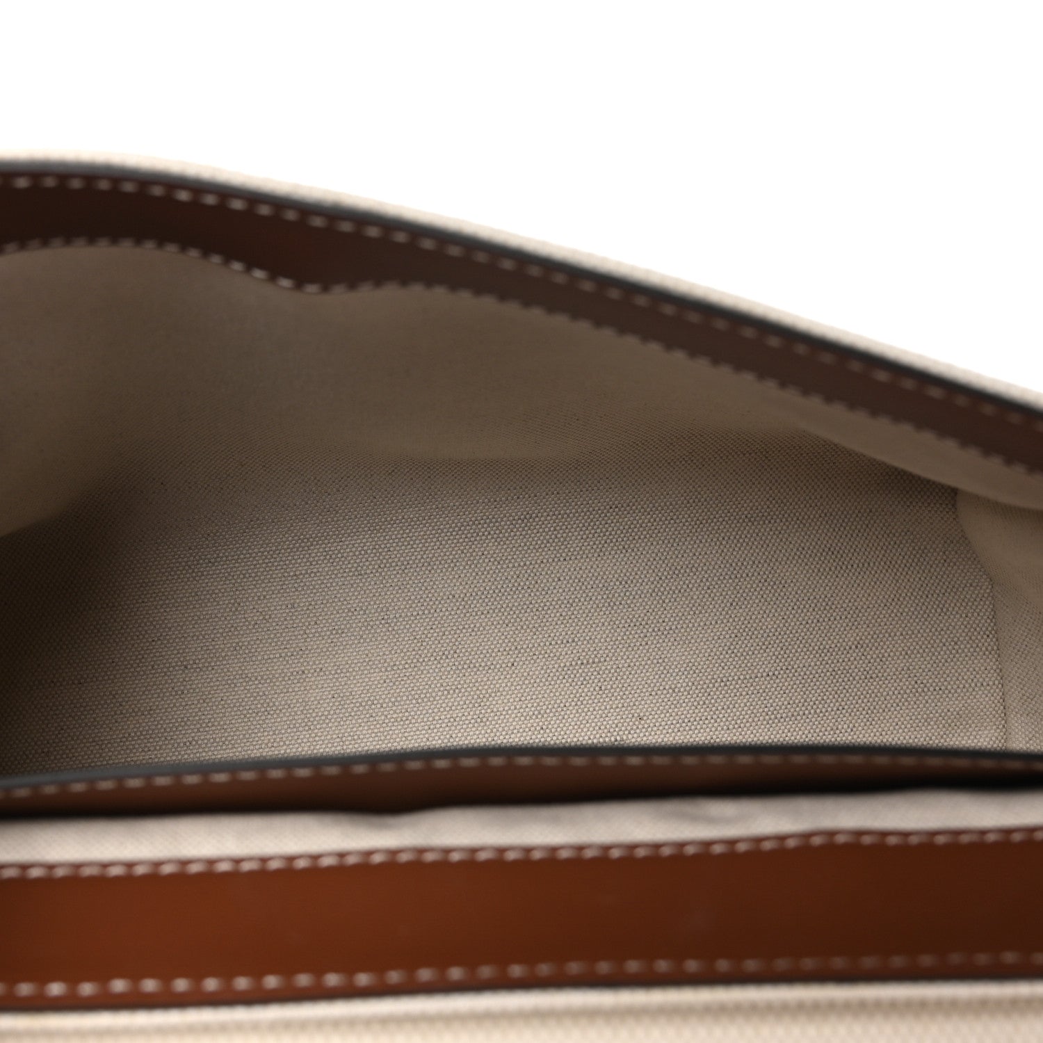 Burberry Canvas Horseferry Print Note Crossbody Bag Natural Tan 5 of 8