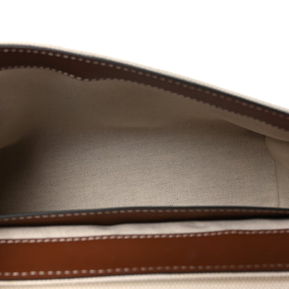 Burberry Canvas Horseferry Print Note Crossbody Bag Natural Tan 5 of 8