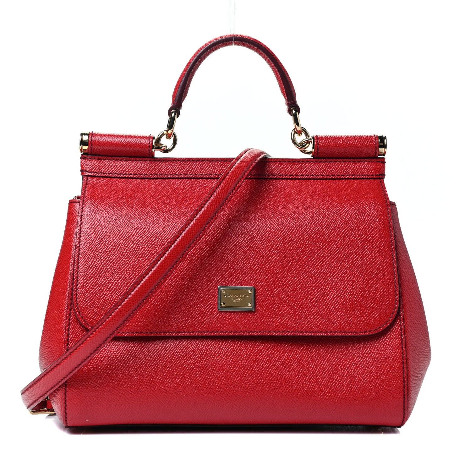 Dauphine Medium Miss Sicily Satchel Dark Red
