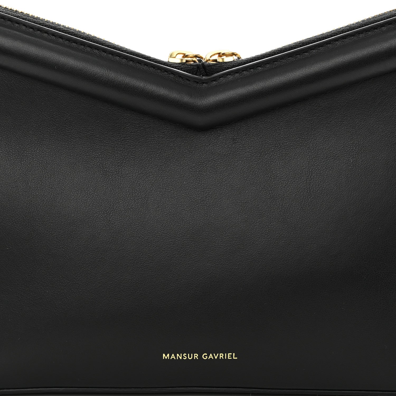 Mansur Gavriel Smooth Calfskin Mini M Frame Bag Black 7 of 9