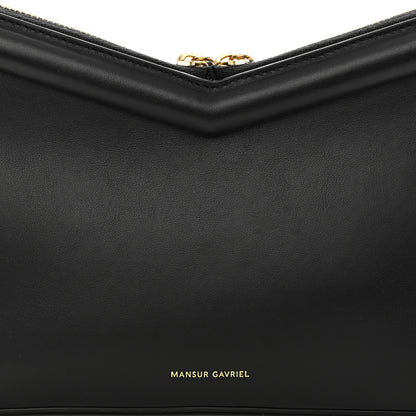 Mansur Gavriel Smooth Calfskin Mini M Frame Bag Black 7 of 9