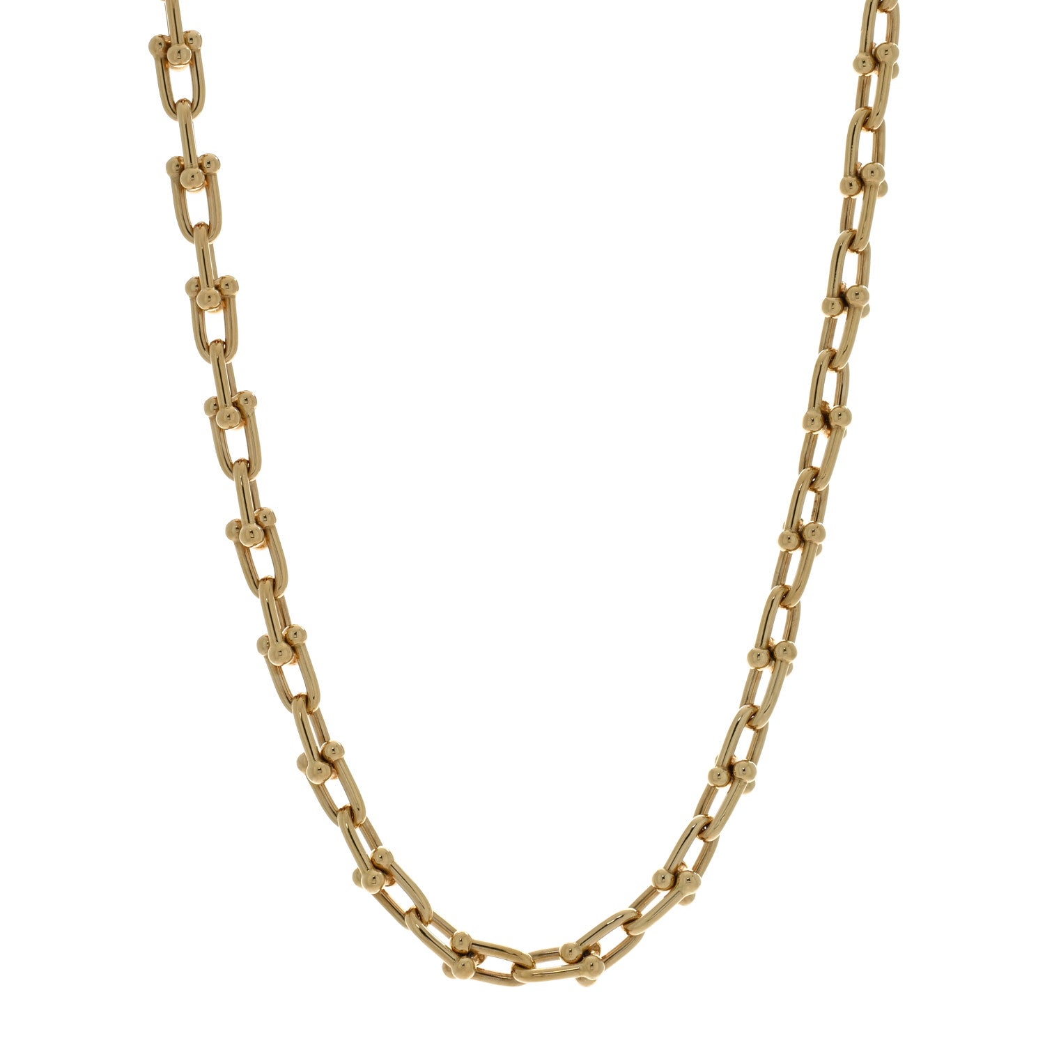 Tiffany 18K Yellow Gold Small HardWear Link Necklace 1 of 4