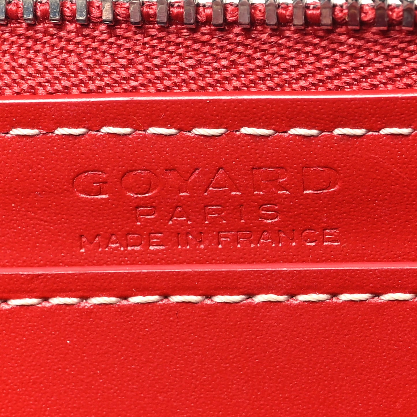 Goyardine Matignon PM Wallet Red