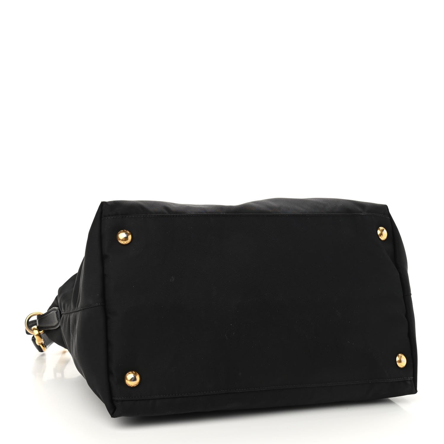 Prada Tessuto Nylon Saffiano Tote Black 4 of 9