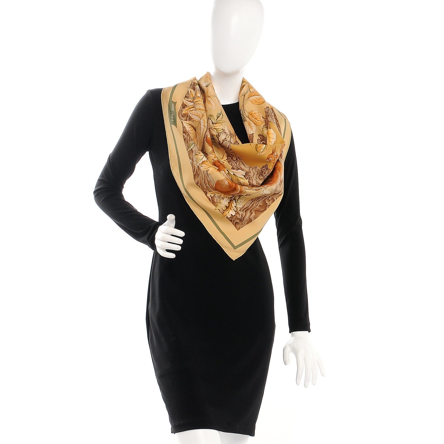 Hermes Silk Casse Noisette Scarf 90 2 of 7