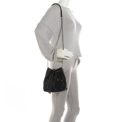 Stella McCartney Shaggy Deer Small Falabella Bucket Bag Black 2 of 6