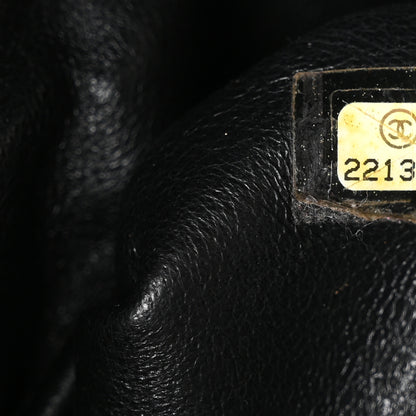 Chanel Iridescent Calfskin CC East West Shopping Tote Black 7 of 10