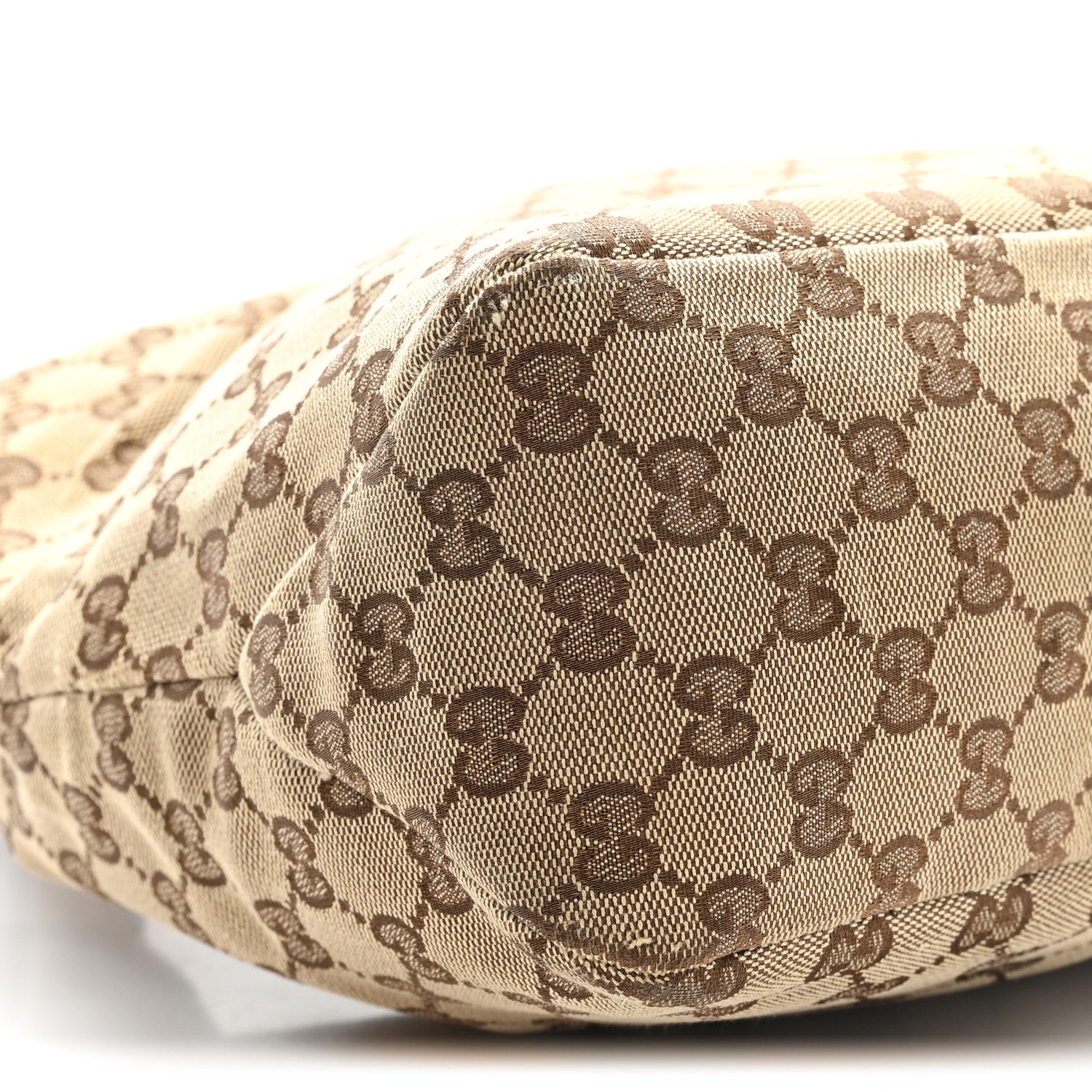 Gucci Monogram Medium Horsebit Chain Hobo Dark Brown 9 of 13