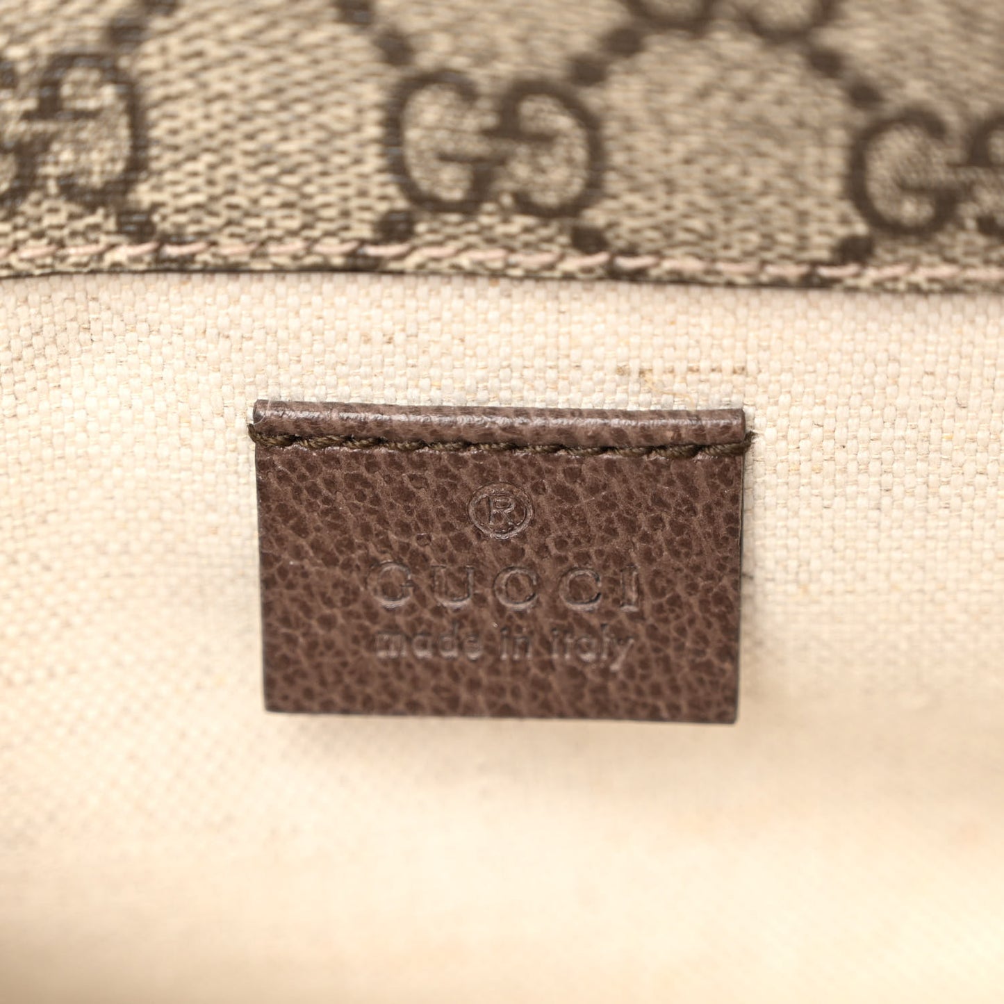 GG Supreme Monogram Web Small Neo Vintage Double Flap Messenger Bag Beige New Acero