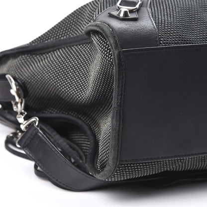 Balenciaga Calfskin Twill Perforated Classic Silver Hardware City Black 5 of 11