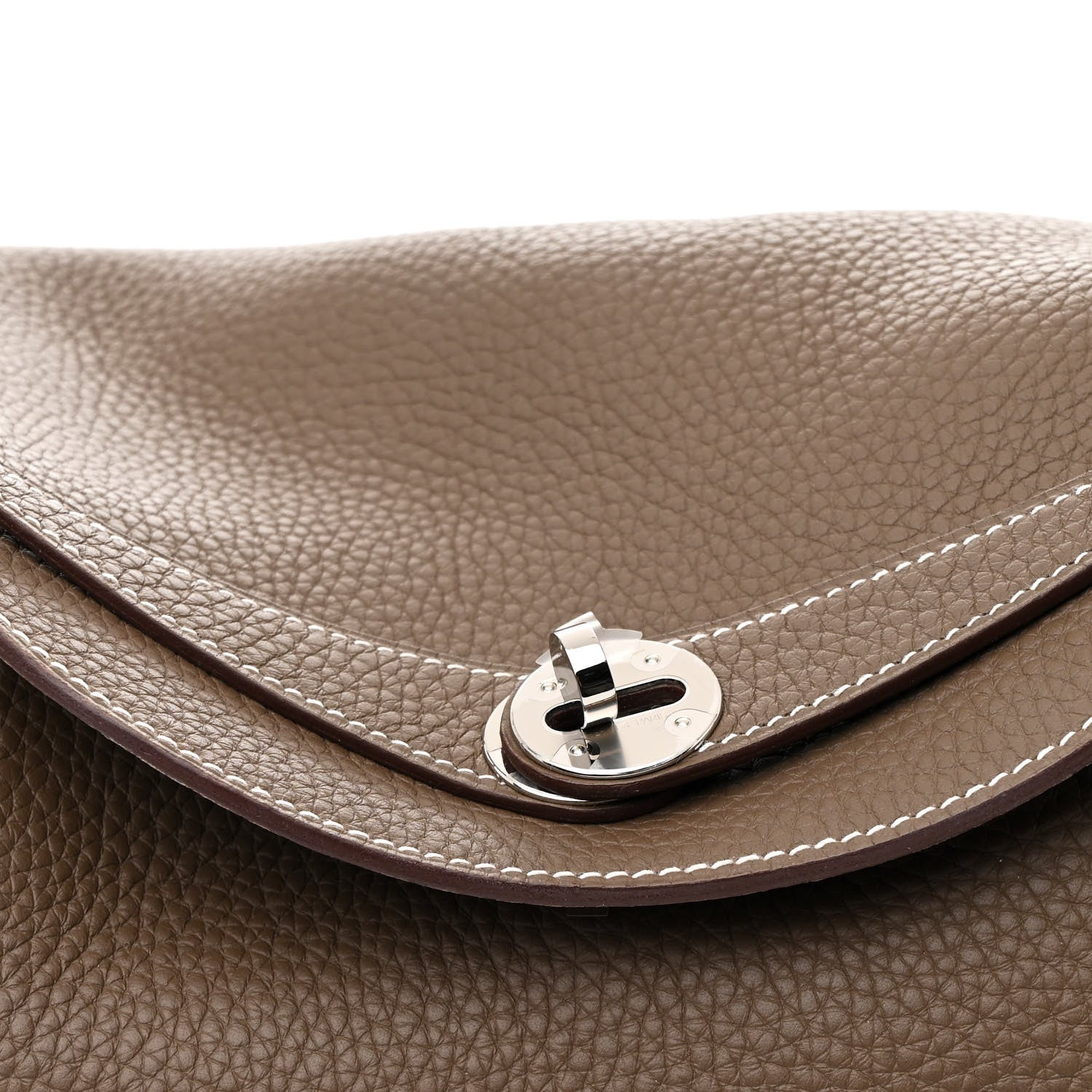 Hermes Taurillon Clemence Lindy 30 Etoupe 8 of 11