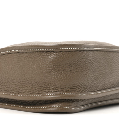 Hermes Taurillon Clemence Evelyne III PM Etoupe 9 of 10