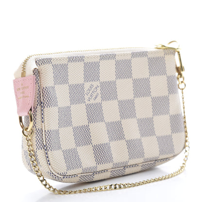 Louis Vuitton Damier Azur 2018 Christmas Animation Mini Pochette Accessories 3 of 8