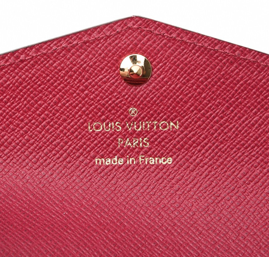 Monogram Sarah Multicartes Fuchsia