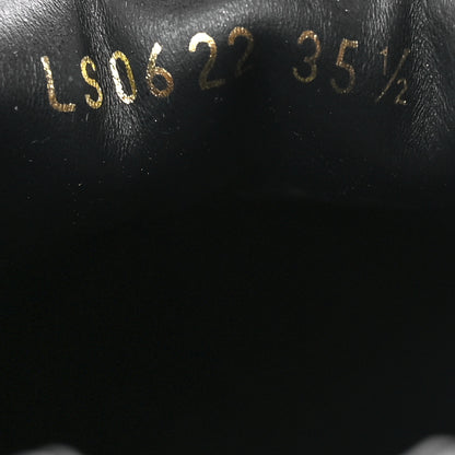 Christian Dior Calfskin Suede Logo Sneakers 35.5 Black 9 of 9