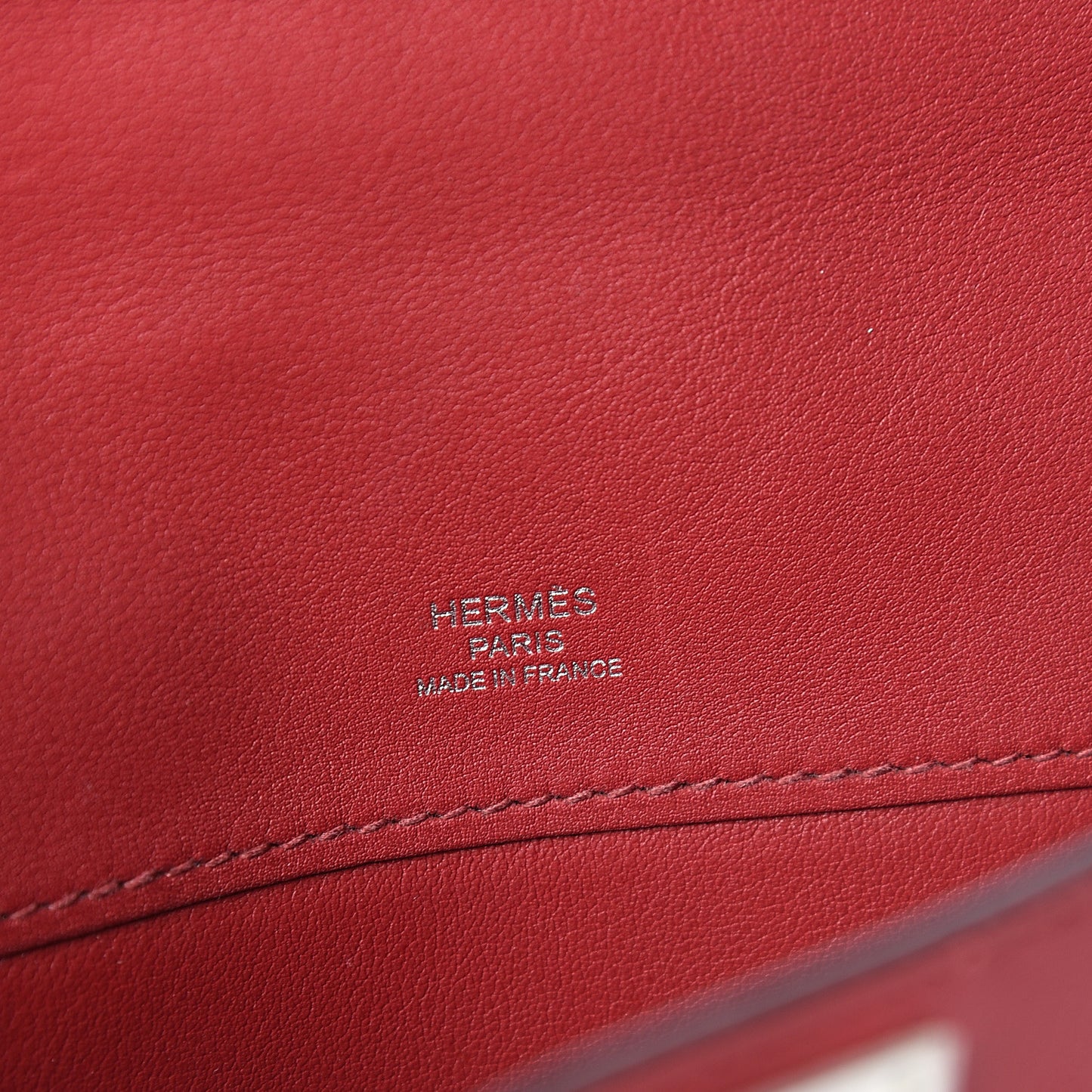 Swift Kelly Cut Clutch Pochette Rouge Grenat