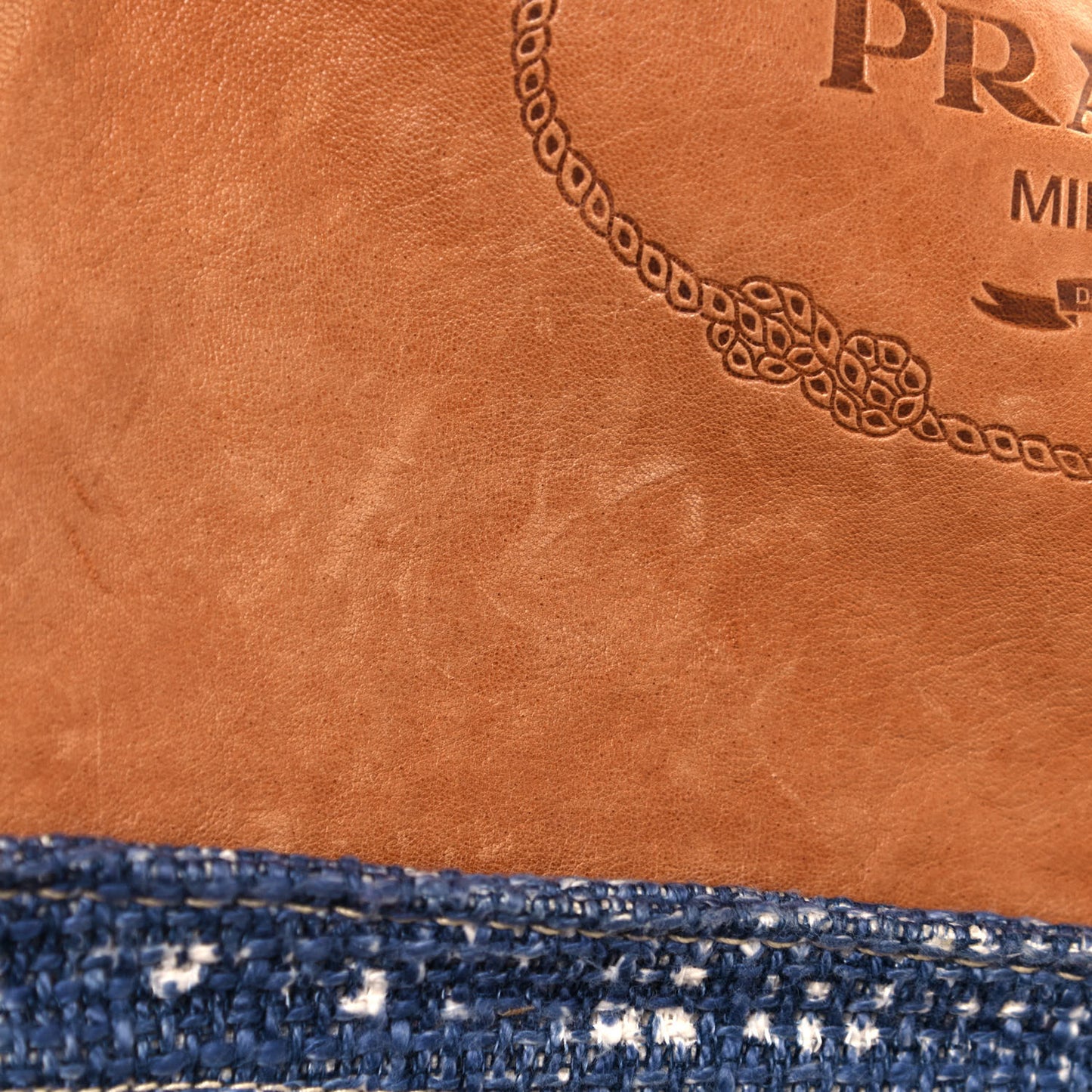 Tweed Medium Shoulder Bag Blue