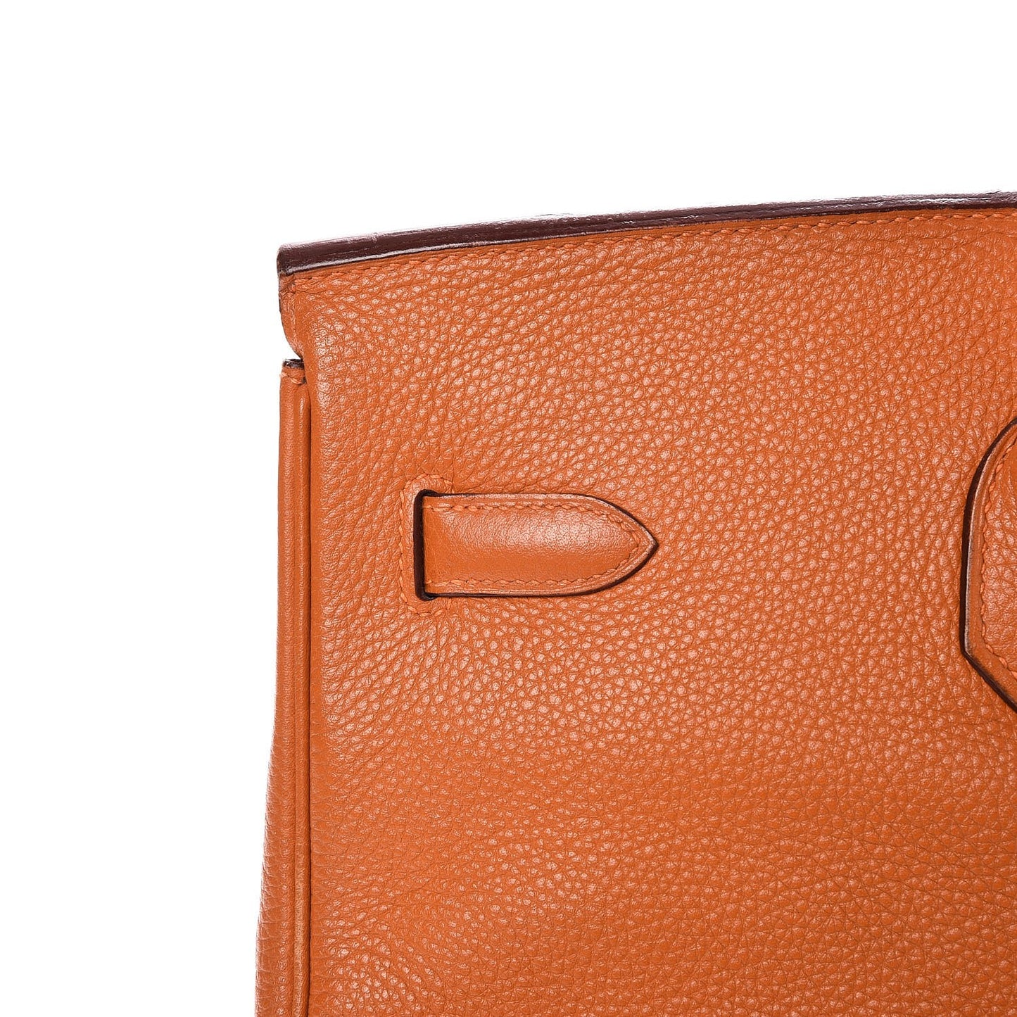 Taurillon Clemence Birkin 40 Orange