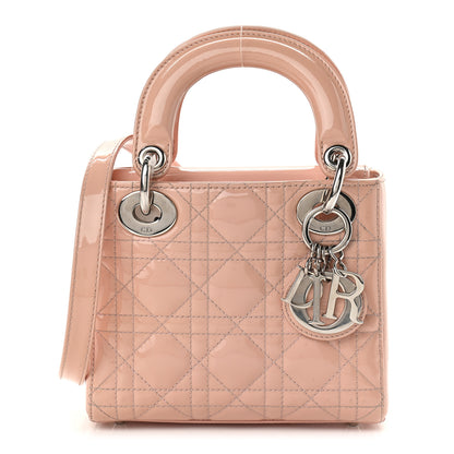 Christian Dior Patent Cannage Mini Lady Dior Light Pink 1 of 8