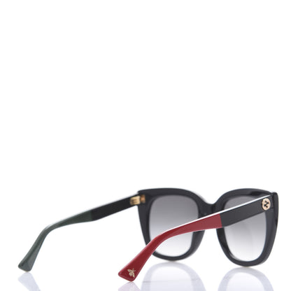 Gucci Cat Eye GG0163S Sunglasses Black 4 of 8