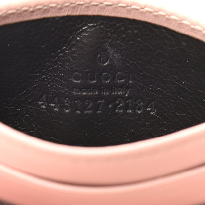 Gucci Calfskin Matelasse GG Marmont Card Holder Perfect Pink 6 of 6