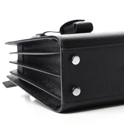 Saint Laurent Grained Calfskin Nano Sac De Jour Black 6 of 10