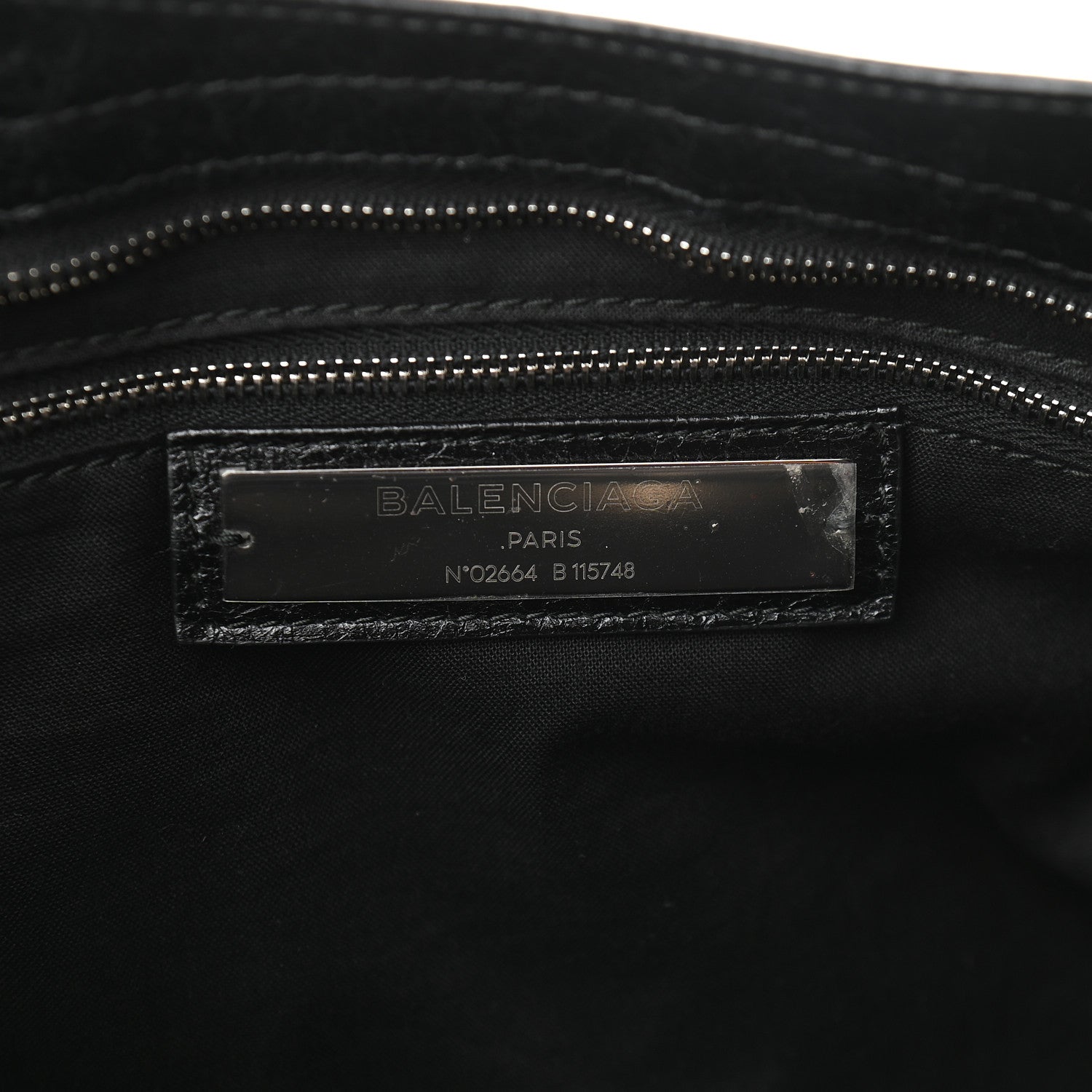 Balenciaga Agneau Classic Silver Hardware City Black 5 of 7