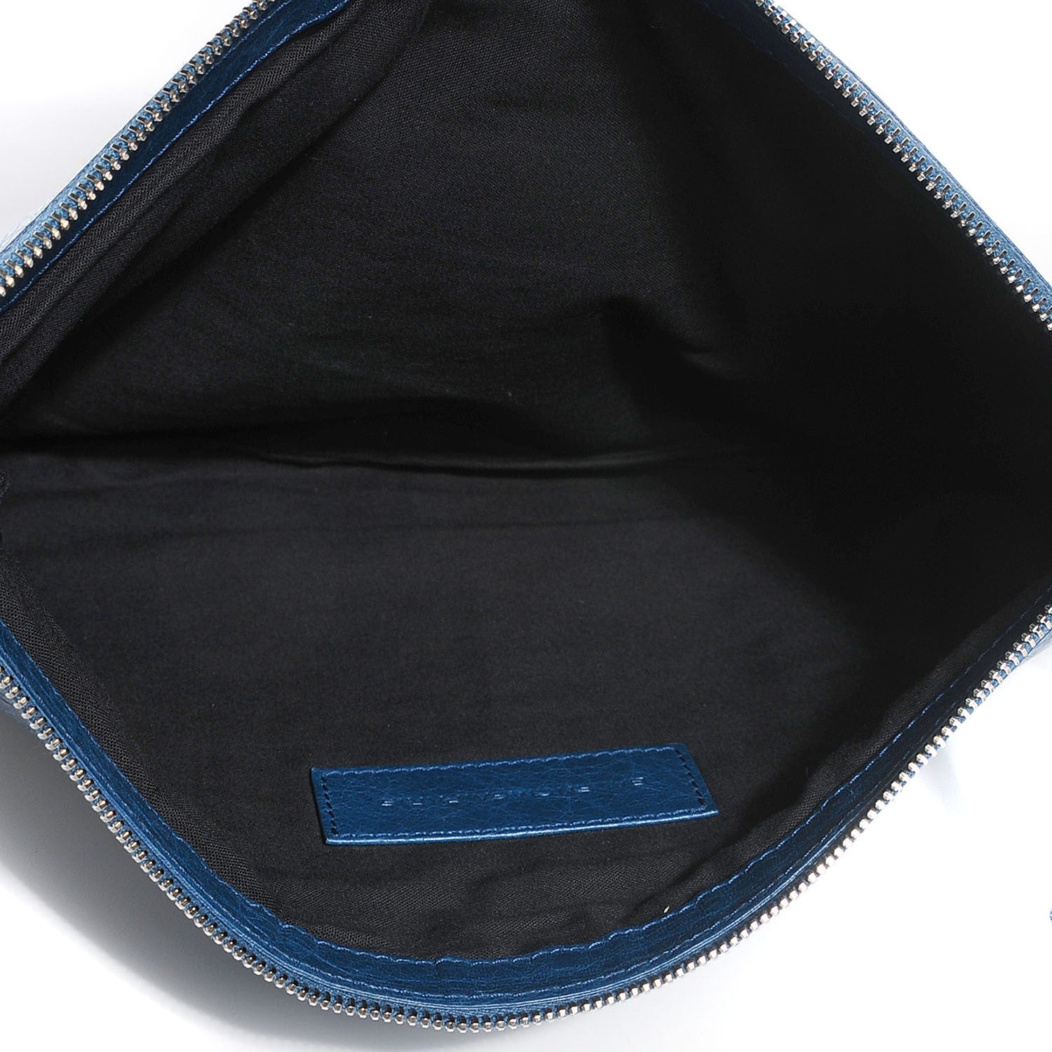 Balenciaga Agneau Arena Classic Hardware Medium Clip Bleu Mineral 6 of 11