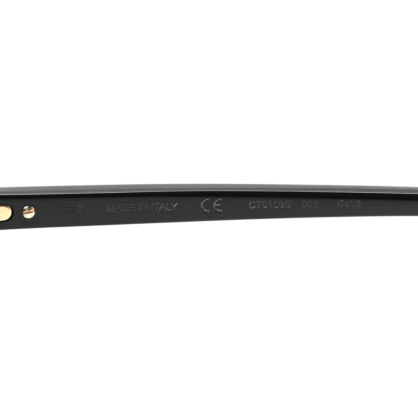 Metal Aviator CT0159S Sunglasses Gold Black