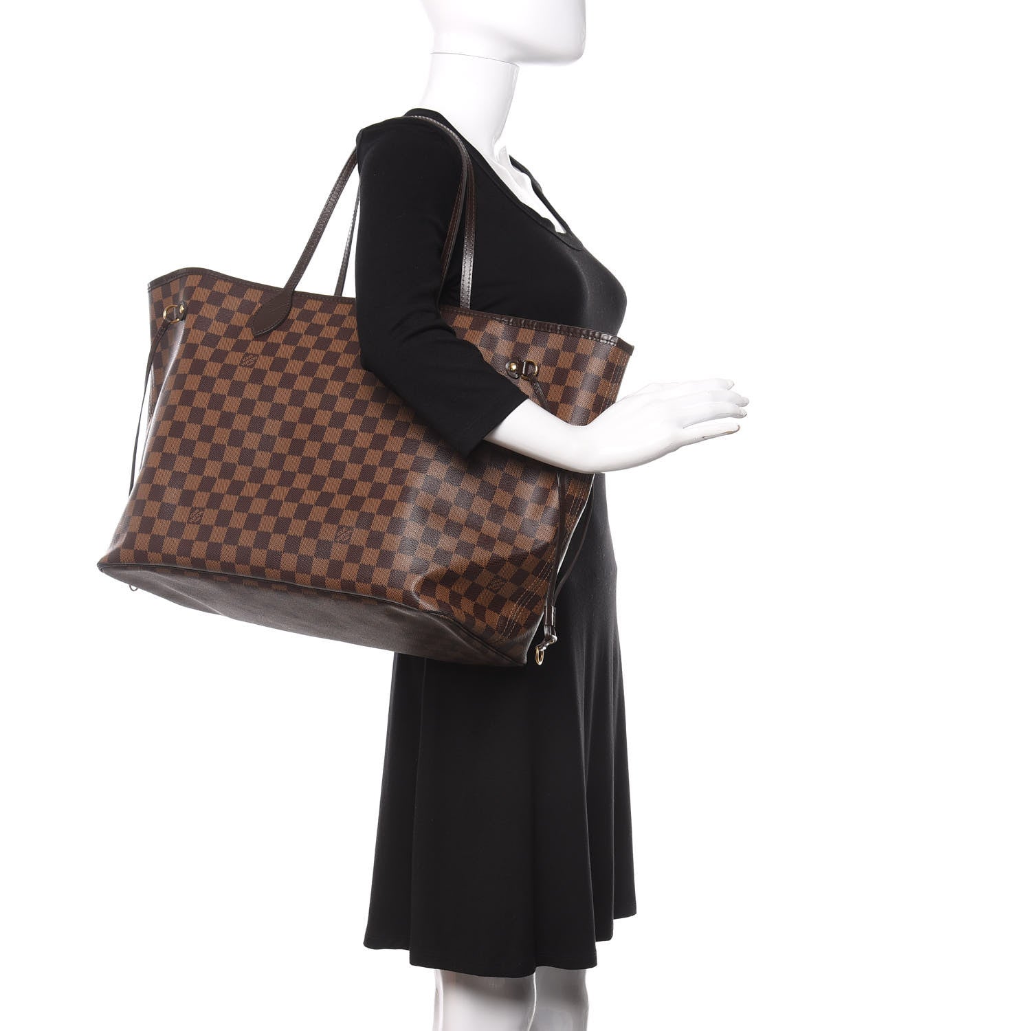 Louis Vuitton Damier Ebene Neo Neverfull GM 2 of 14