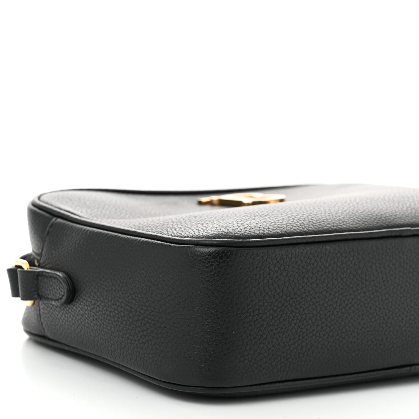 Grained Calfskin TB Large Camera Bag Black Black