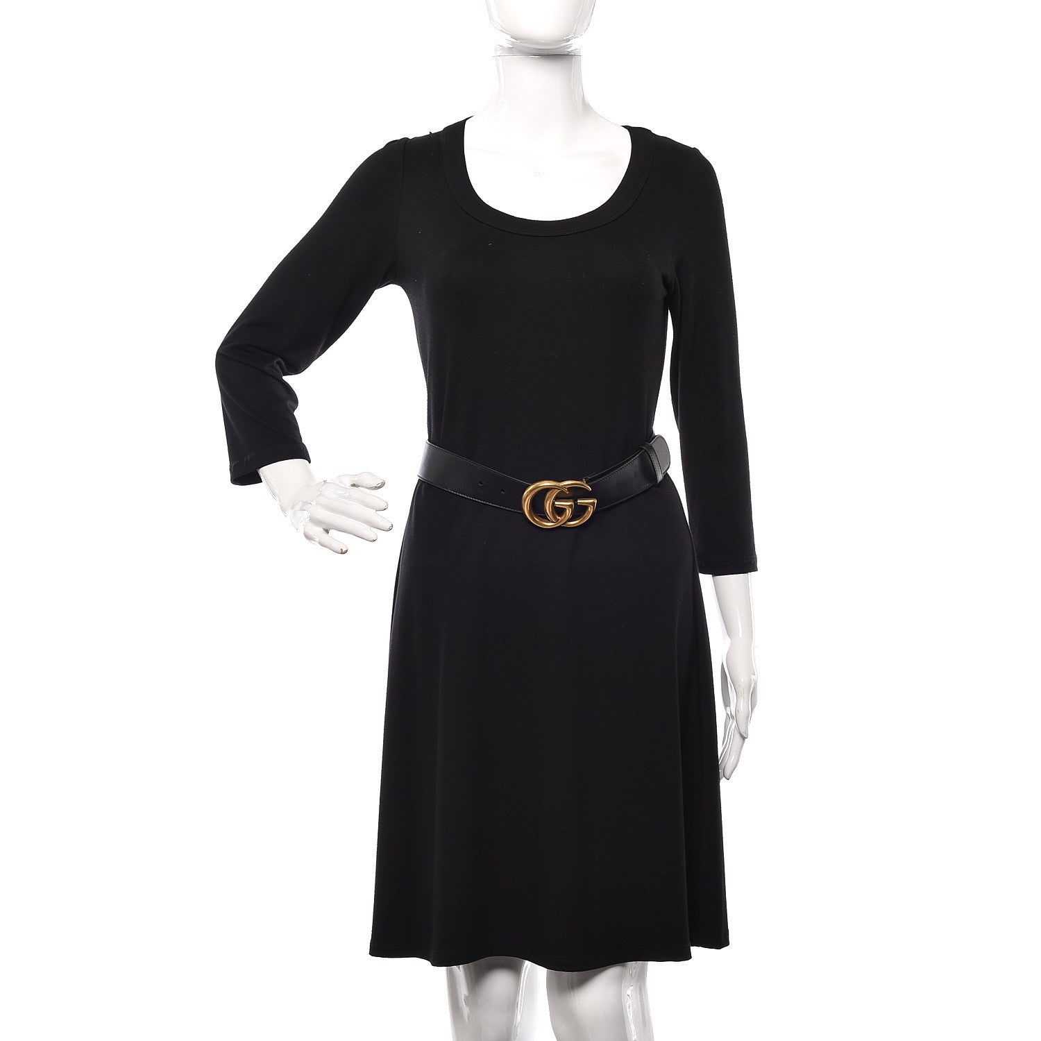 Gucci Calfskin Double G 40mm Belt 70 28 Black 2 of 7